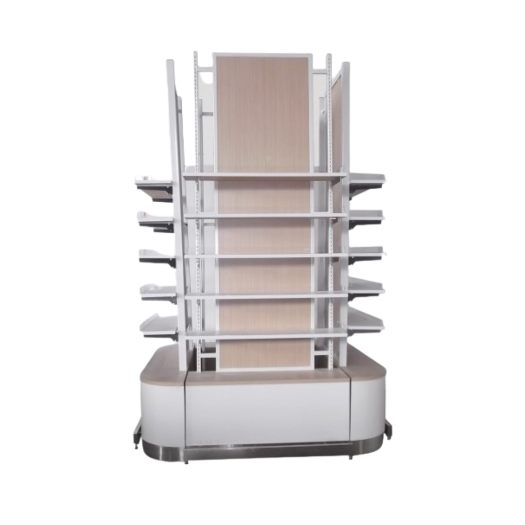 Pillar Post Wraparound Display Rack